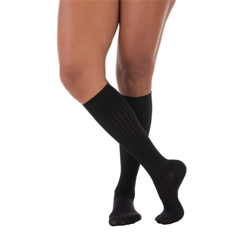 Meia de Compressão Venosan Supportline Soft Panturrilha 3/4 18-22 AD XG Unissex Preto