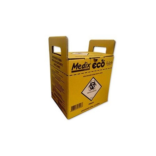 Caixa Coletora Residuos Perfurocortantes 7L Medix