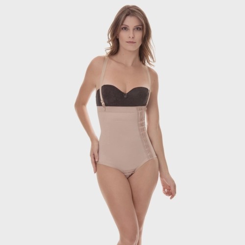 Cinta Calça Pos Cirurgica com Reforço Abdominal M Chocolate 60608 New Form