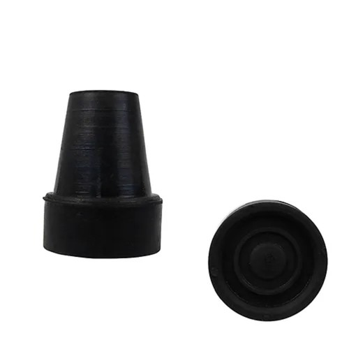 Ponteira Muleta Canadense Fixa 7/8 Preta Perbor 1un