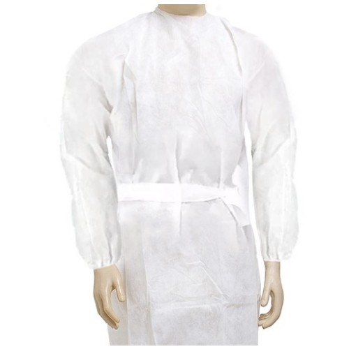 Avental Descartavel Manga Longa 30G C/10un Nobre