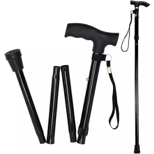 Bengala Tipo T Com Regulagem Dobrável - Supermedy