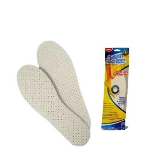 Palmilha De Espuma Confortpauher Branca 43/44 Ortho Pahuer AC060