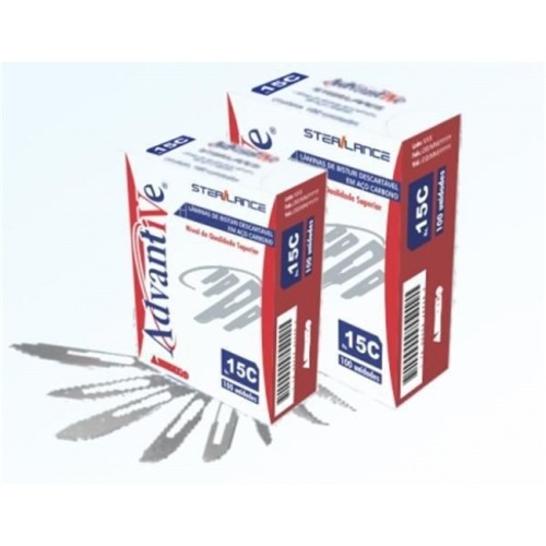 Lamina de Bisturi N.24 CX C/100un Advantive