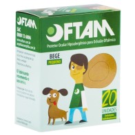 Tampao Protetor Ocular Adulto (Grande) com 20un Oftam