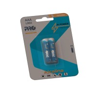 Pilha Alcalina AAA Cartela com 02 unidades - PQPA-AAA2 Proeletronic