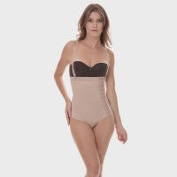 Cinta Calça Pos Cirurgica com Reforço Abdominal GG Chocolate 60608 New Form