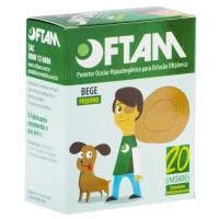 Tampao Protetor Ocular Adulto (Grande) com 20un Oftam