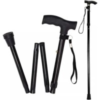 Bengala Tipo T Com Regulagem Dobrável - Supermedy