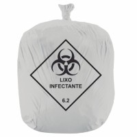 Saco P/ Descarte de Residuos Infectantes 30L 59x62cm (6Kg) c/100un Rava