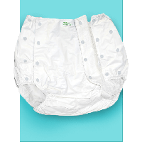 Calça Plastica Standard Com Botao (Branco) Tam GG 52/54 - Senior Care